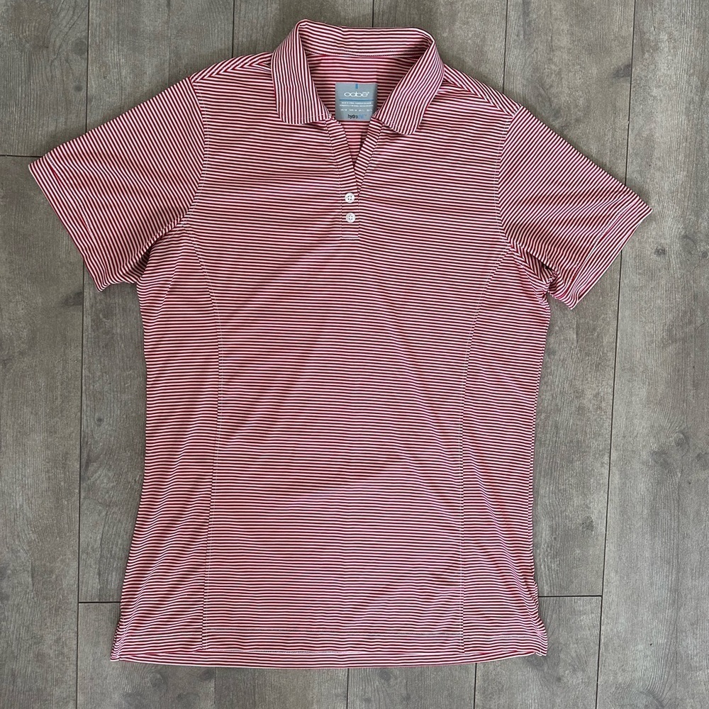 OOBE Hydrochill Short Sleeve Polo Shirt Women’s size medium Golf athletic tennis - Picture 3 of 15